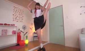 【野々宮すず】清純美脚バレリーナJKとえちえち軟体セックス！